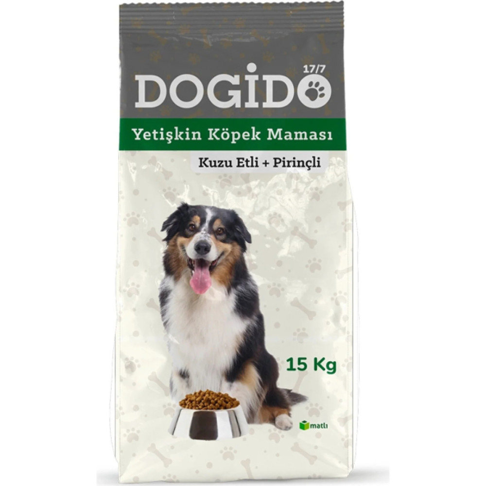 Dogido Plus Kuzu Etli Ve Pirincli 15 Kg Yetiskin Kopek Mamasi Evcil Hayvan Ürünleri Fiyatı