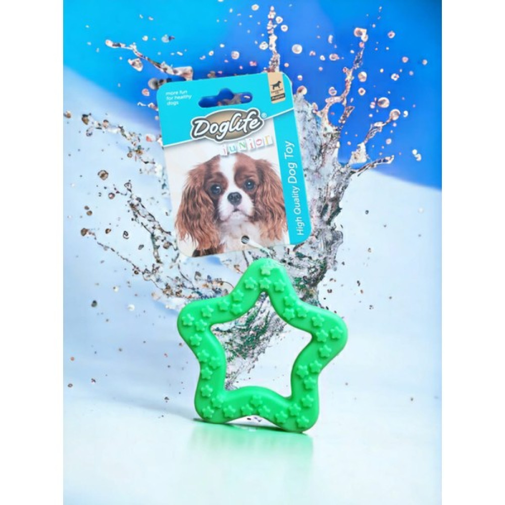 Doglife Köpekler Için Kauçuk Yıldız Oyuncak, Köpek Oyuncağı, Kauçuk Köpek Isırma Oyuncağı - Yeşil Evcil Hayvan Ürünleri Fiyatı