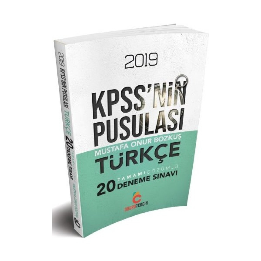 Doğru Tercih Yayınları  2019 KPSS nin Pusulası Türkçe Çözümlü 20 Deneme Ders Sınav Kitapları Fiyatı
