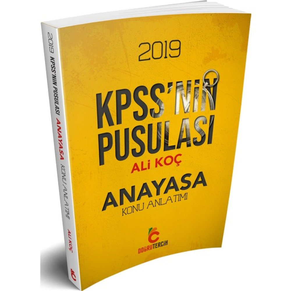 Doğru Tercih Yayınları 2019 KPSS'NİN Pusulası Anayasa Konu Anlatımı Ders Sınav Kitapları Fiyatı