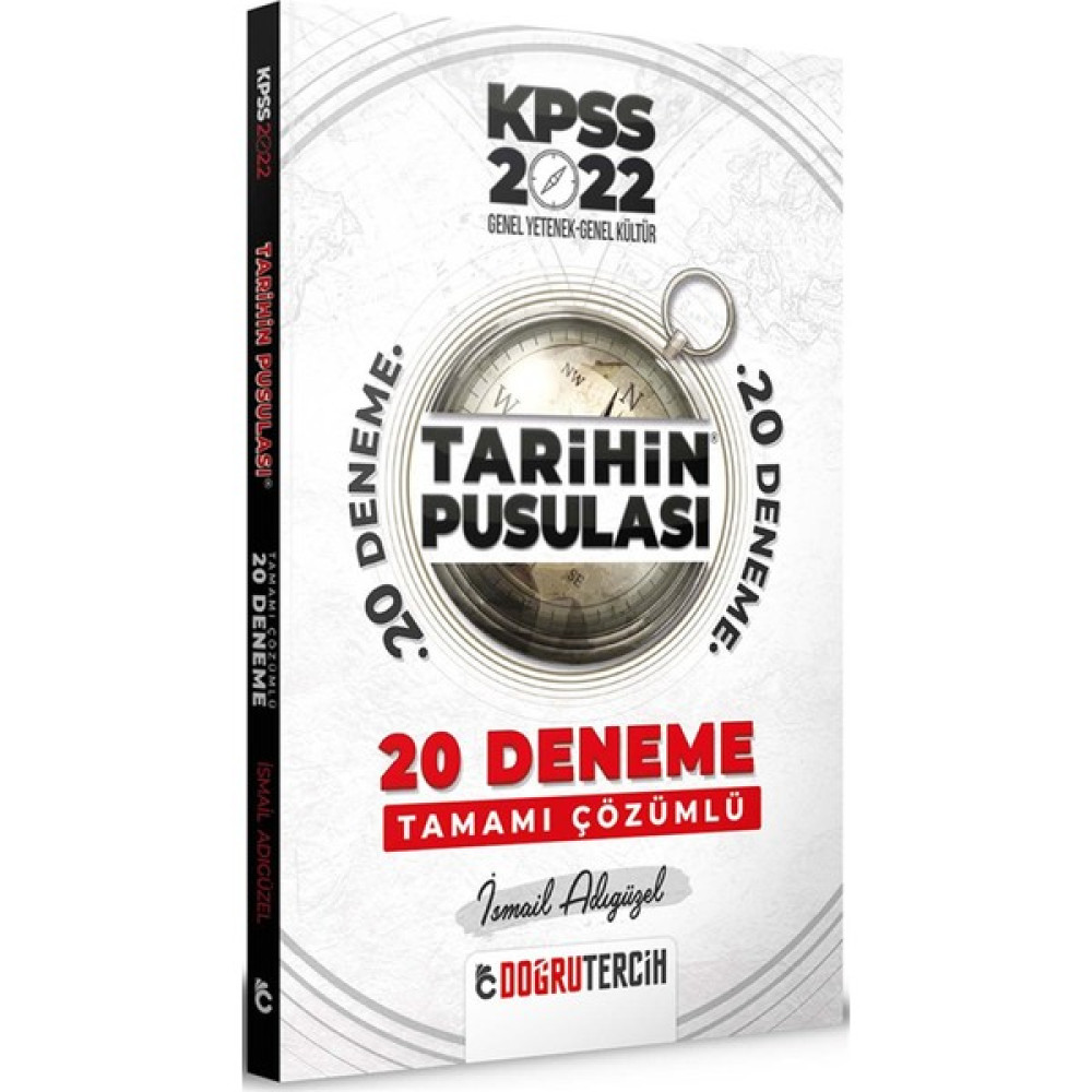 Doğru Tercih Yayınları Doğru Tercih 2022 KPSS Tarihin Pusulası Tamamı Çözümlü 20 Deneme KPSS Fiyatı
