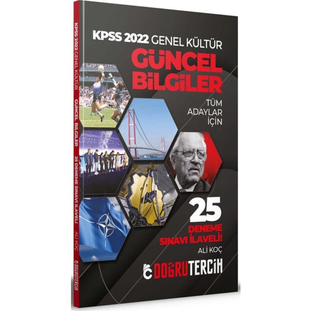 Doğru Tercih Yayınları KPSS 2022 Genel Kültür Güncel Bilgiler 25 Deneme Sınavı Ilaveli KPSS Fiyatı