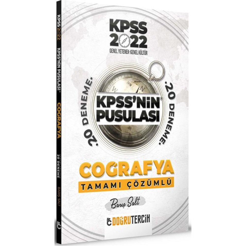 Doğru Tercih Yayınları KPSS' Nin 2022 Pusulası Coğrafya Tamamı Çözümlü 20 Deneme KPSS Fiyatı