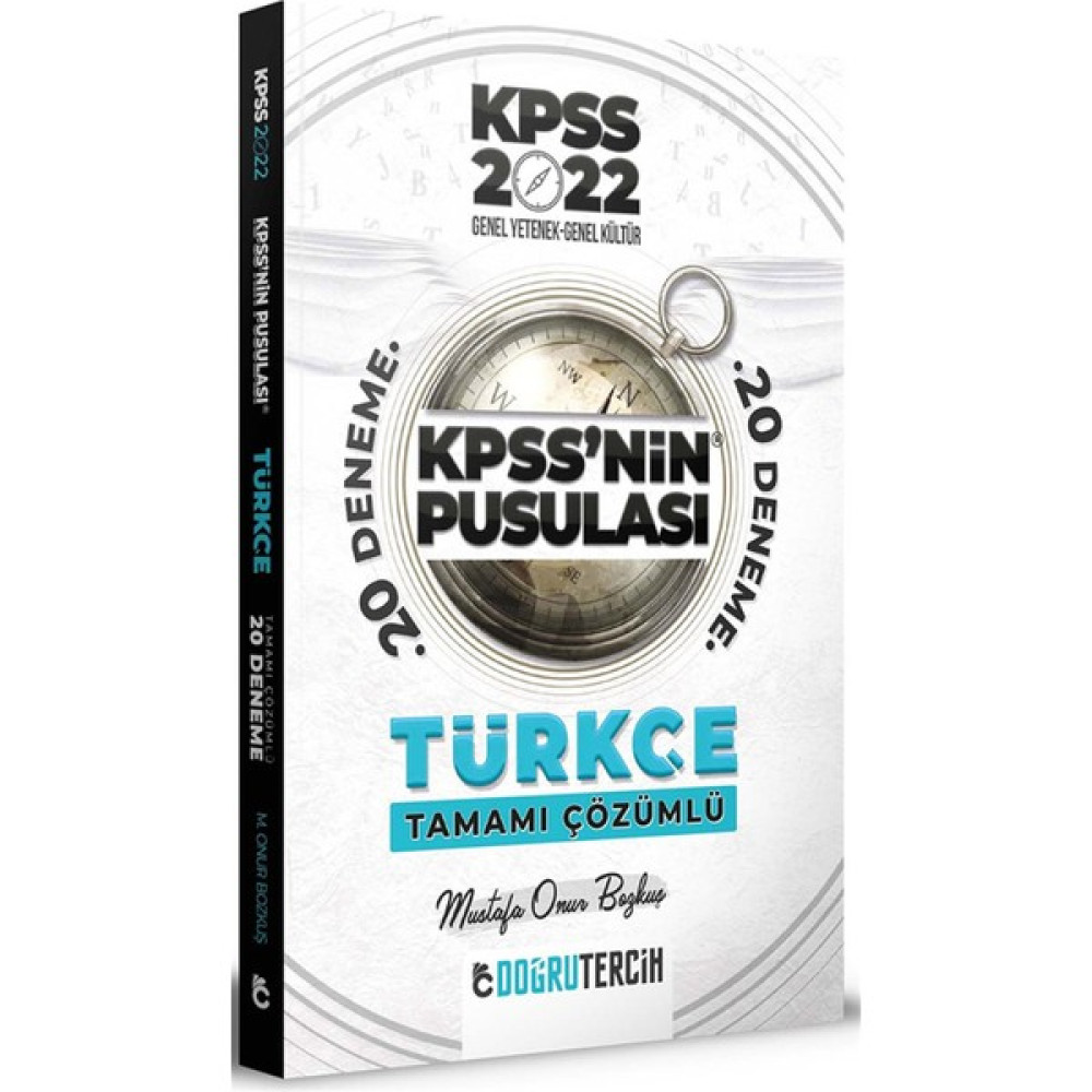 Doğru Tercih Yayınları KPSS' Nin 2022 Pusulası Türkçe Tamamı Çözümlü 20 Deneme KPSS Fiyatı