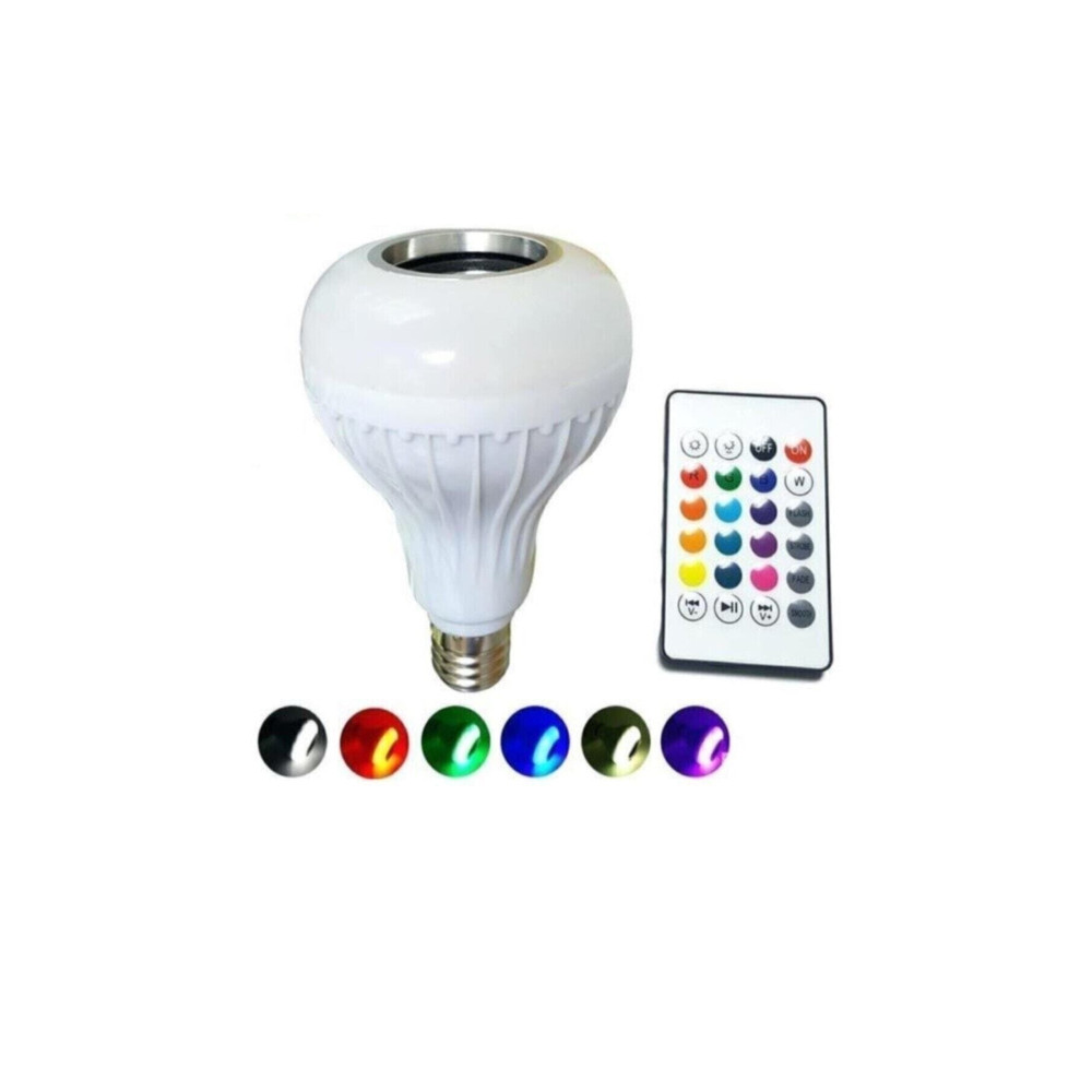 DoğubeyStore Bluetooth Music Bulb Akıllı Hoparlör Led Işıklı Uzaktan Kumandalı Müzikli Lamba 7 Renk Işıklı Yaş Günü & Parti Fiyatı
