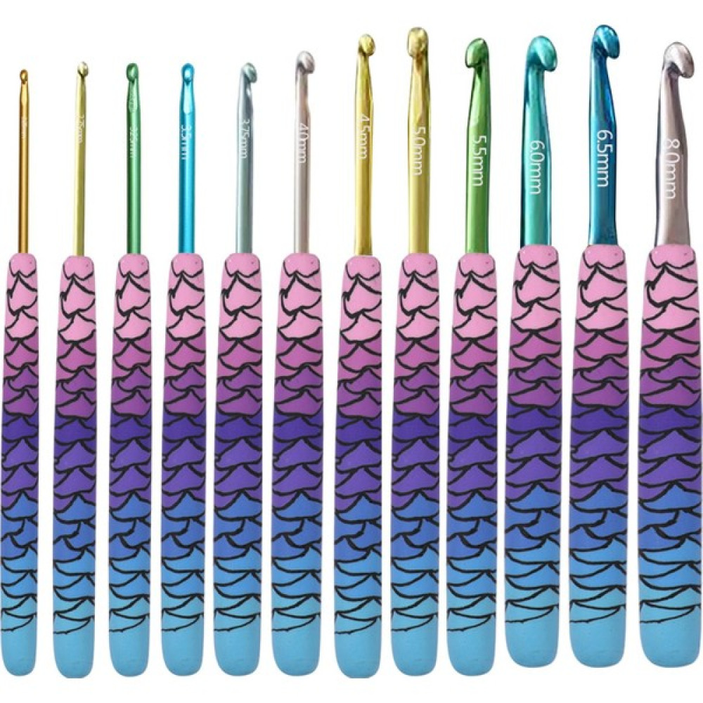 Dogula Çok Renkli Alüminyum Tığ Işi, Art Alüminyum Örgü Seti, Dikiş Markörü 2.25-8.0mm Denizkızı (Yurt Dışından) Oto Boyaları Fiyatı