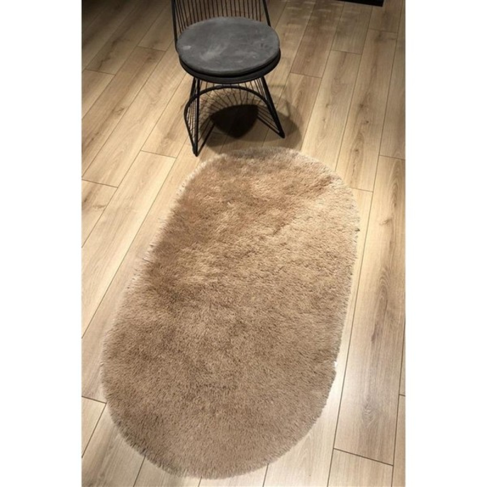Doğuş Peluş Halı Doğuş Peluş Oval Post Halı Tavşan Camel - Renkli - 100 x 140 cm Salon Halısı Fiyatı