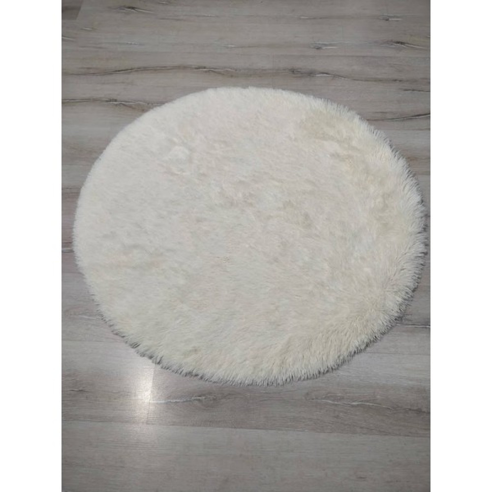 Doğuş Peluş Halı Doğuş Tavşan Tüyü Krem 120X120CM Yuvarlak Halı - 12 x 120 cm Salon Halısı Fiyatı
