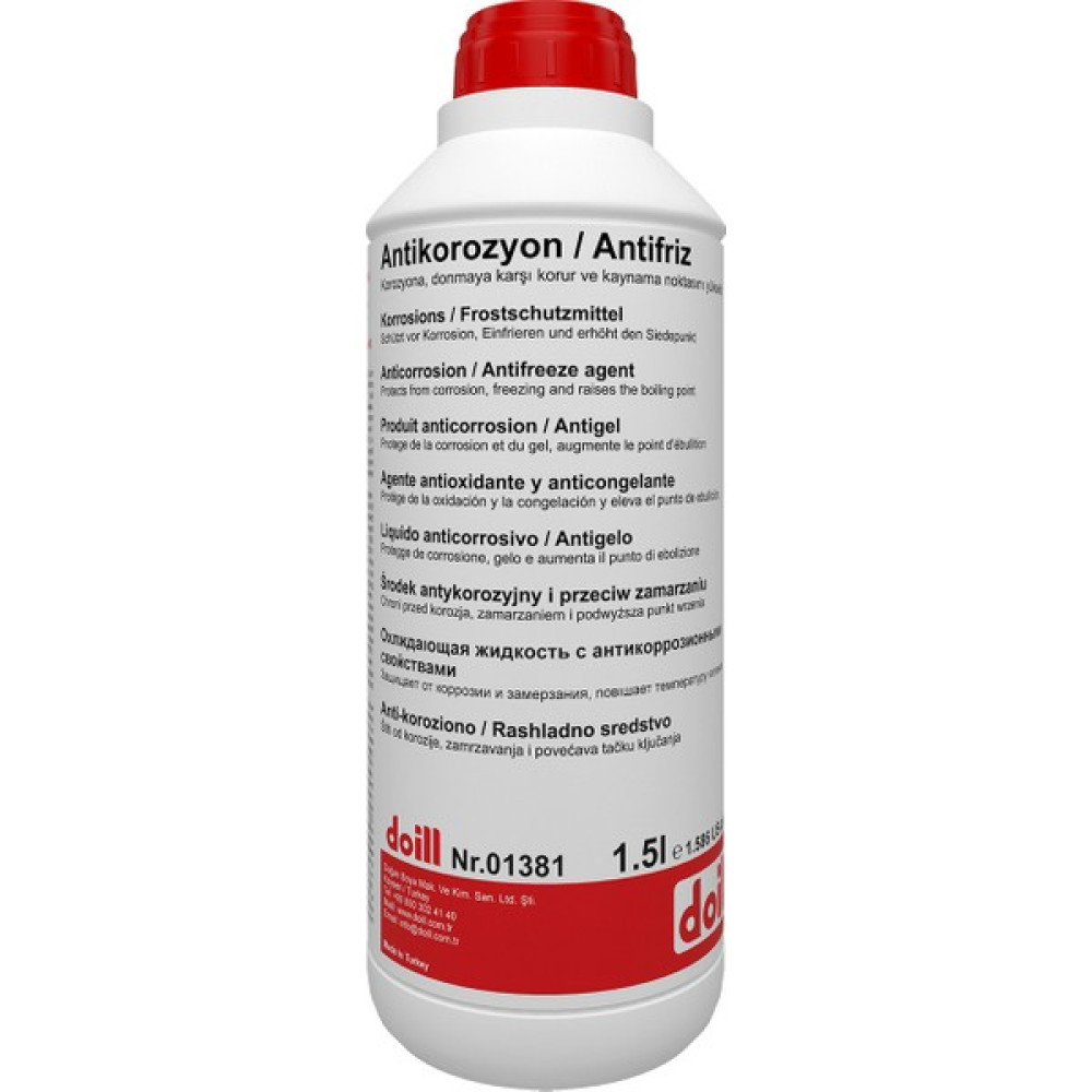 Doill G12 Tam Konsantre (Saf) Kırmızı Organik Antifriz 1.5 lt Antifiriz Fiyatı