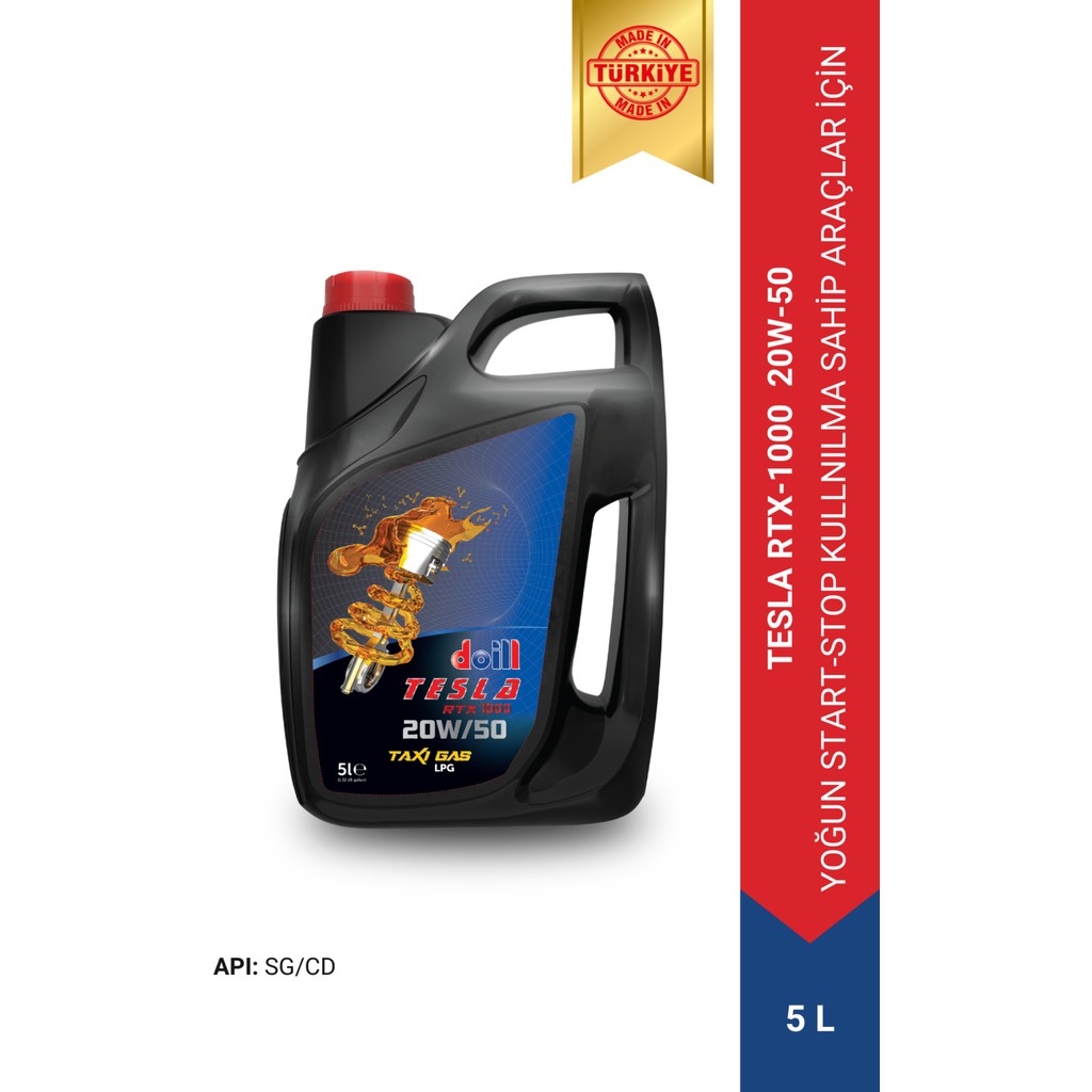 Doill Tesla 20W-50 Apı Sg/cd 5 Litre Motor Yağı (Üretim Yılı: 2026) Motor Yağı & Katkıları Fiyatı