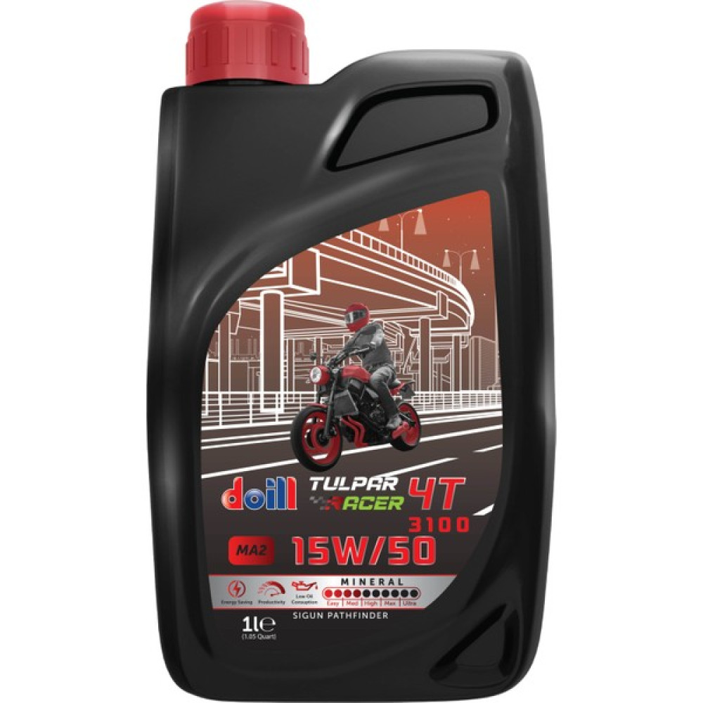 Doill TULPAR RACER 15W-50 4T - 4 Zamanlı 1 Litre Motosiklet Yağı (Üretim Yılı: 2024) Oto Boyaları Fiyatı