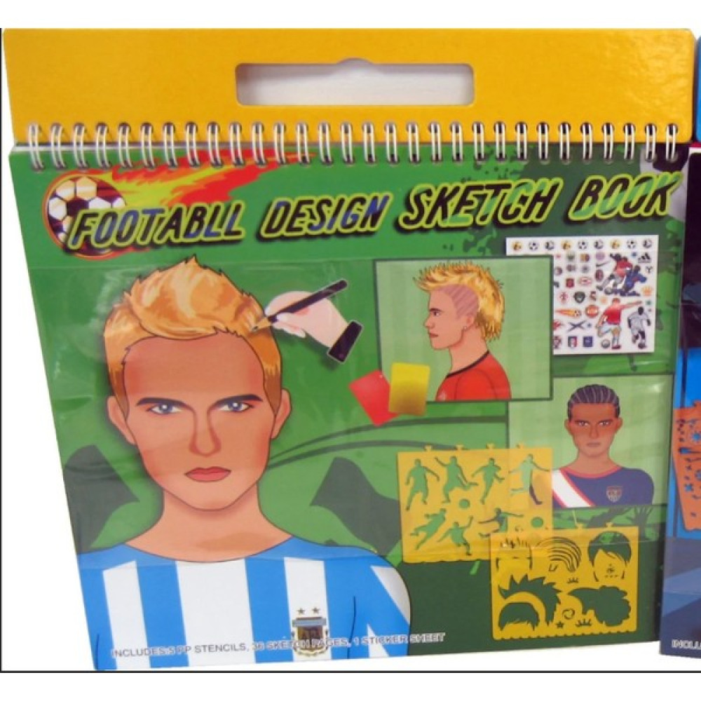 Dokirta Football Design Sketch Book Resim Defteri Fiyatı