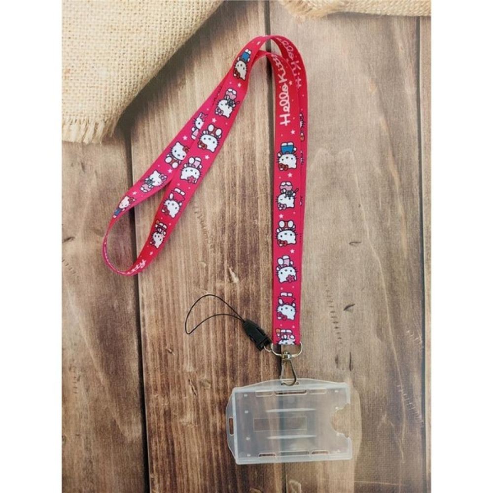 Doktorbonem Hello Kitty Pembe Kart Askısı Yaka Kartı Boyun Askı Ipi Telefon Askısı Plastik Kart Malzemeleri Fiyatı