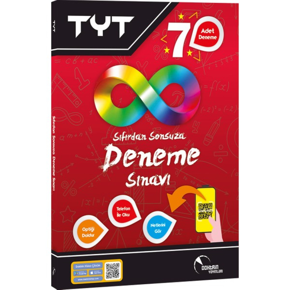Doktrin Yayınları 2022 Tyt 7li Deneme Sınavı (Optik Okumalı) Temel Yeterlilik Testi (TYT) Fiyatı
