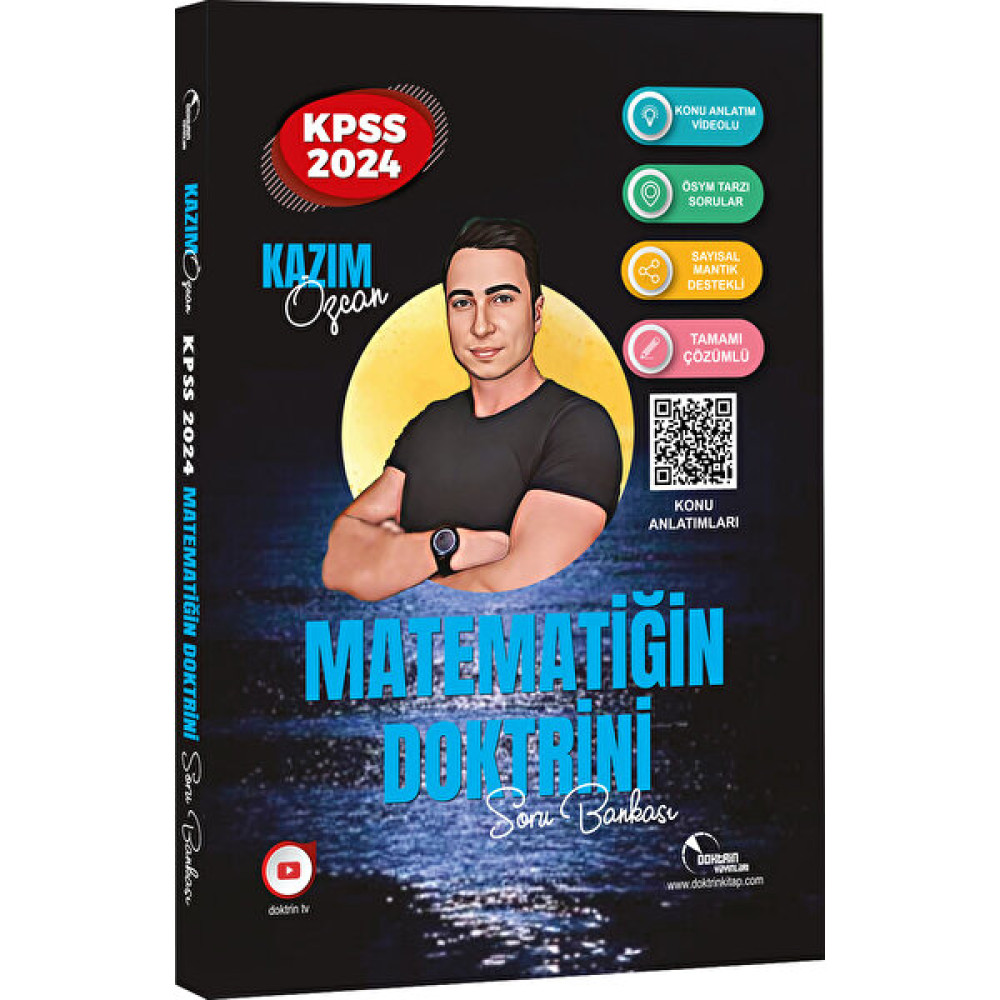 Doktrin Yayınları 2024 Kpss Matematik Doktrini Tamamı Çözümlü Soru Bankası Kazım Özcan KPSS Fiyatı