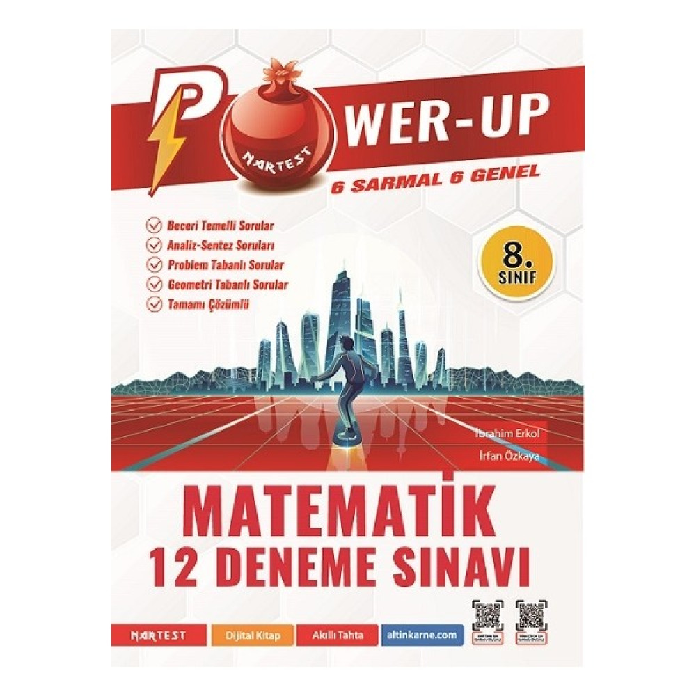 Doktrin Yayınları 8. Sınıf Power-Up Matematik 12 Deneme Sınavı Ders Sınav Kitapları Fiyatı