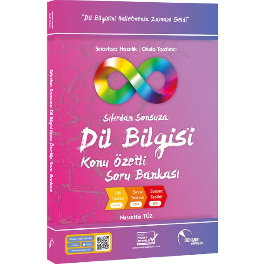 Doktrin Yayınları Sıfırdan Sonsuza Dilbilgisi Konu Özetli Soru Bankası Temel Yeterlilik Testi (TYT) Fiyatı