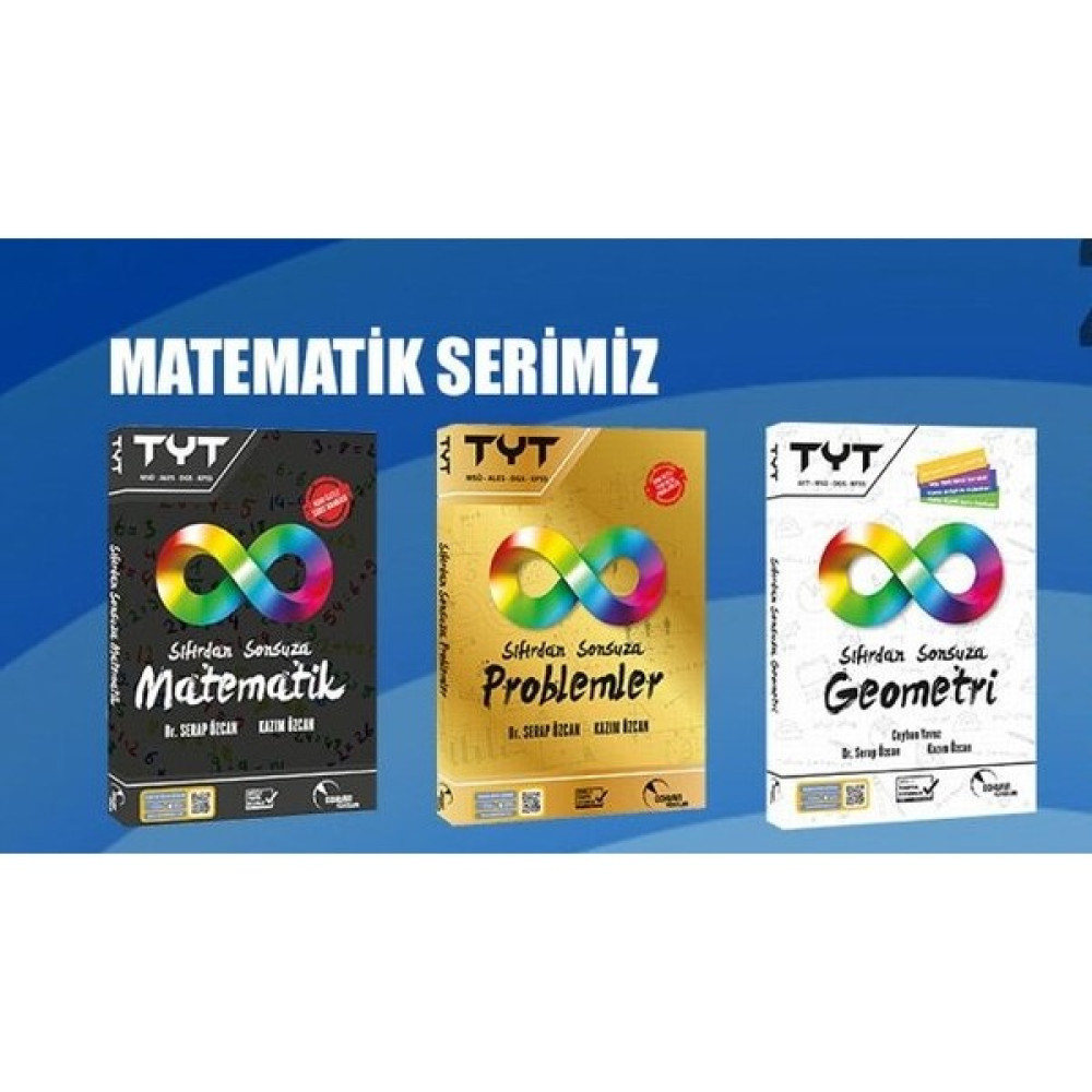 Doktrin Yayınları Sıfırdan Sonsuza Matematik, Problemler, Geometri Soru Bankası (3 Kitap) Matematik Fiyatı