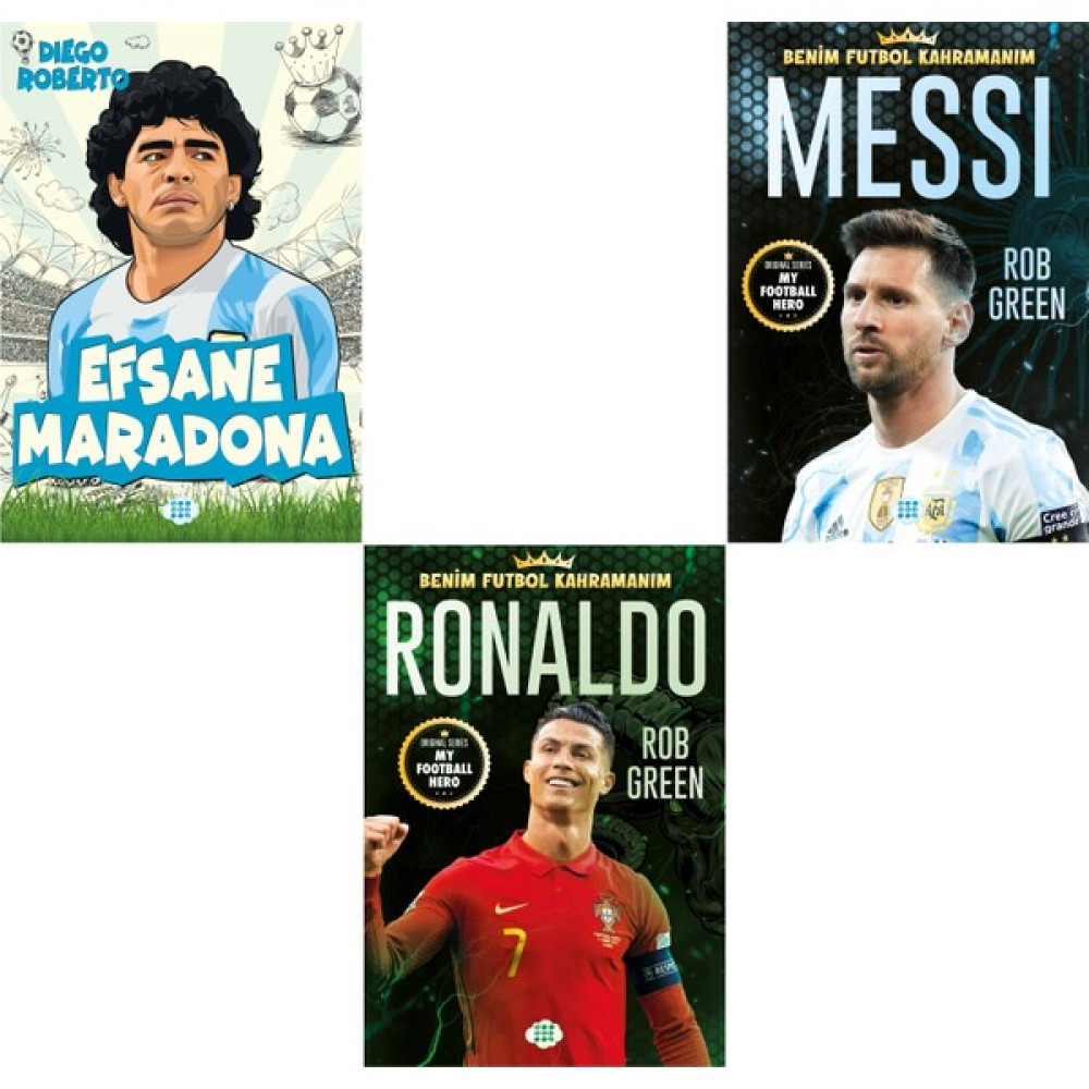 Doku Yayınları Efsaneler Maradona - Messi - Ronaldo Çocuk Roman Fiyatı