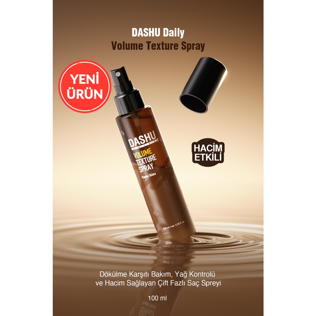 Dökülme Karşıtı Bakım, Yağ Kontrolü ve Hacim Sağlayan Saç Spreyi Dashu Volume Texture Spray - Renksiz Diğer Fiyatı