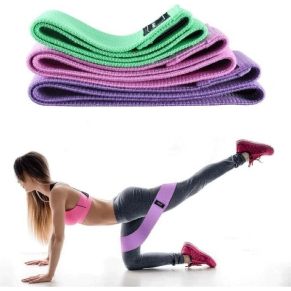 Dokuma Loop Bant Squat Bant Pilates Fitness Kalça Direnç Lastiği Egzersiz Lastiği 3'lü Set Kondisyon Aletleri Fiyatı