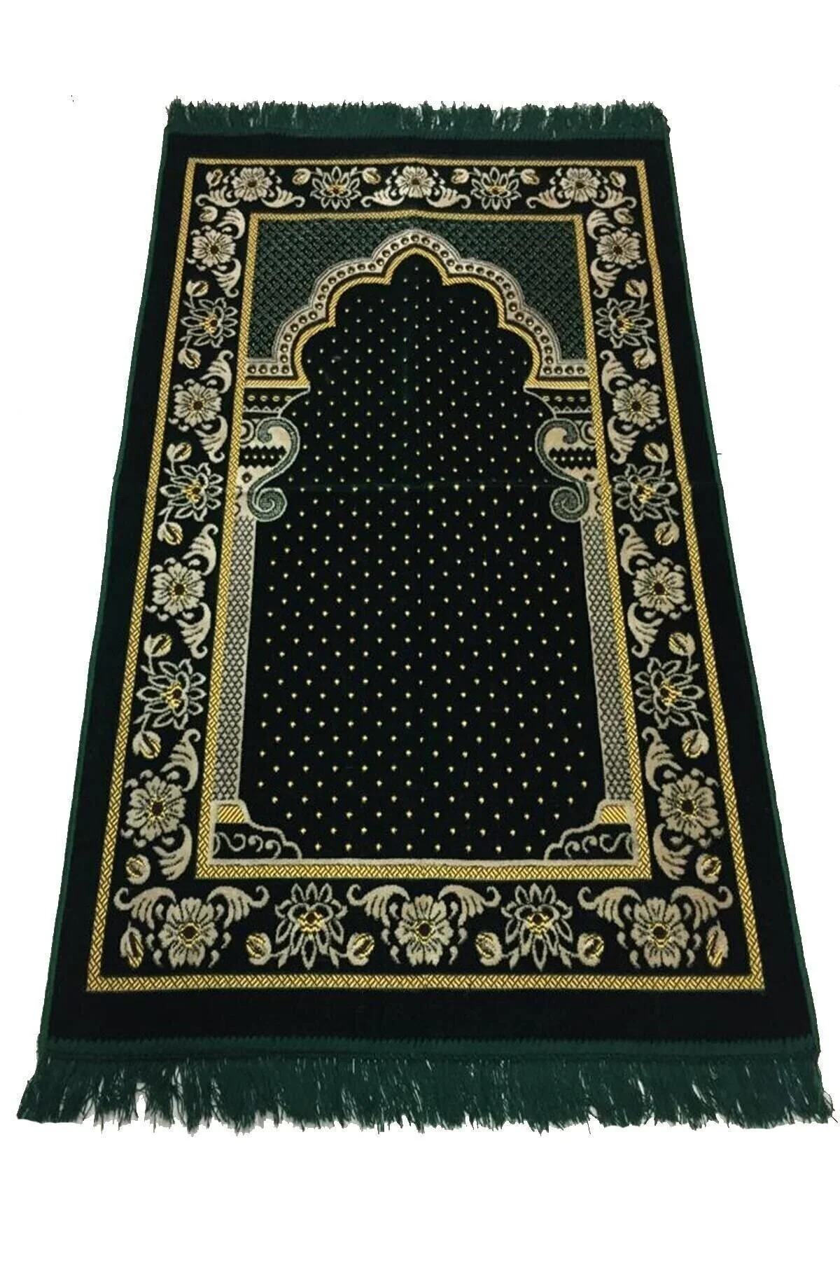 Dokumacı Dodya Kadife Namaz Seccadesi Lüx-yeşil 70 x 110 Beden" Seccade Fiyatı