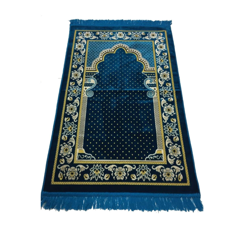 Dokumacı Kadife Namaz Seccadesi Lüx-mavi 70 x 110 Beden Seccade Fiyatı