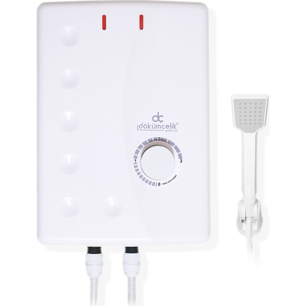 Dökümçelik Ecoplus Elektrikli Şofben 7500W Depo Suyu Uyumlu 3 Kademe Enerji Tasarrufu ve Hızlı Isıtma Diğer Fiyatı