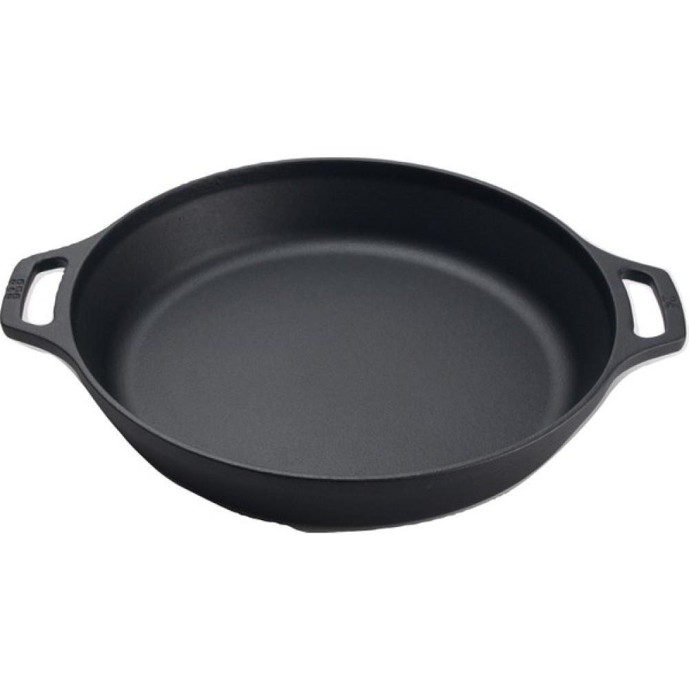 Dokumcubaba&blackbear Kaplamasız Döküm Tava Sahan 24 cm - Siyah Tavalar Fiyatı