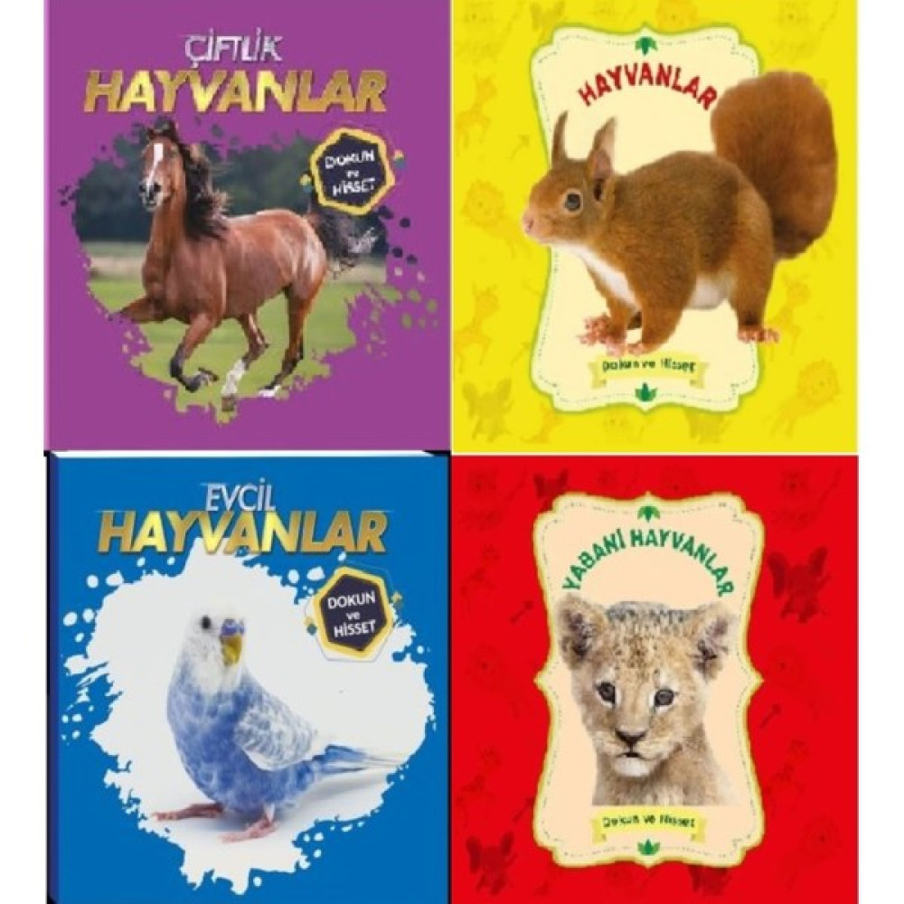 Dokun ve Hisset 4 Kitap Set Zihinsel Gelişim Kitapları Fiyatı