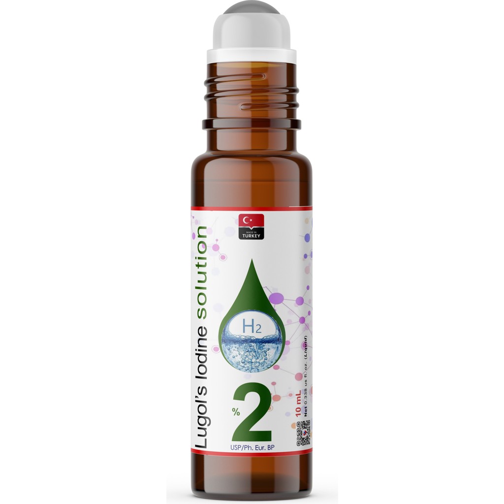 Dolar Kimya Lugol Iyot Çözeltisi %2 | 10 ml | Roll On Cam Damlalıklı Şişe (Pharma Grade Lügol) - Pharma Grade Deodorantlar Fiyatı