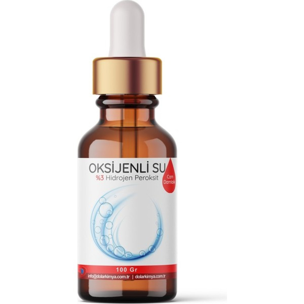 Dolar Kimya Oksijenli Su (Hidrojen Peroksit %3) 100 gr - 100 ml Hijyen ve Temizlik Fiyatı