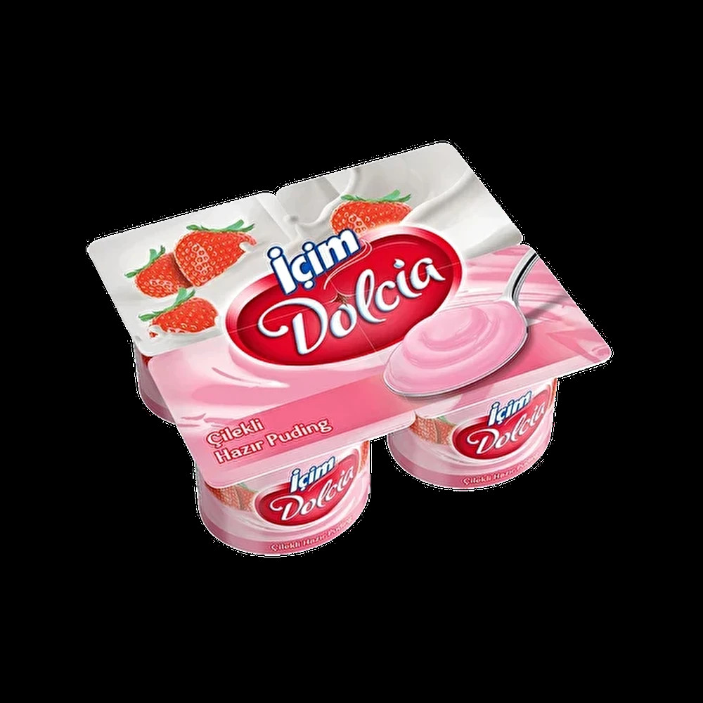 Dolcia Çilekli Puding 4x100 Gr Tatlı ve Pasta Malzemeleri Fiyatı
