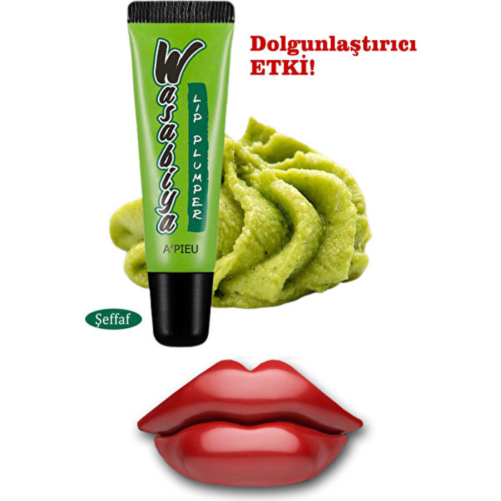 Dolgun Görünüm Veren Nemlendirici Etkili Dudak Parlatıcısı A'PIEU Wasabiya Lip Plumper (Clear) - Clear Rujlar & Dudak Parlatıcıları Fiyatı