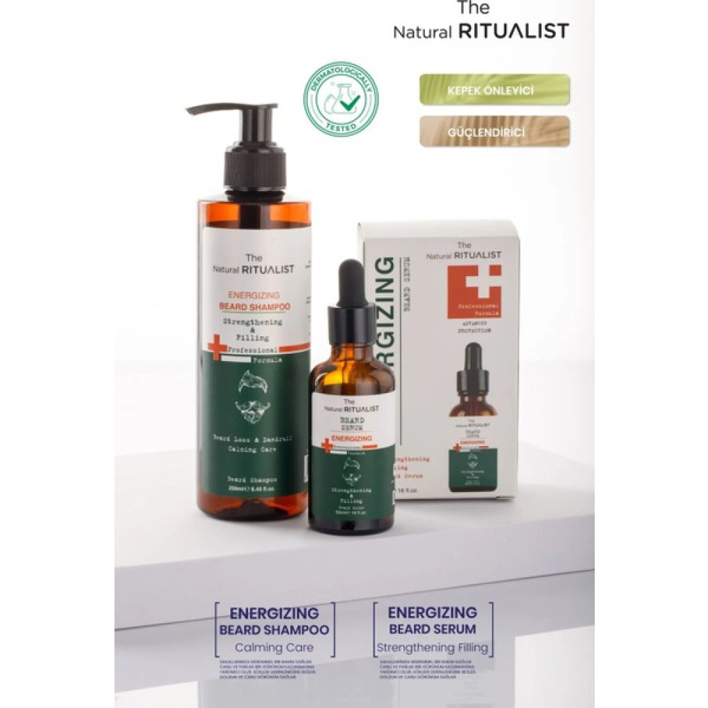 , Dolgunlaştırıcı ve Dökülme Karşıtı Sakal Bakım Seti ( Şampuan 250 ml + Serum 50 ml ) Şampuan ve Saç Kremi Fiyatı