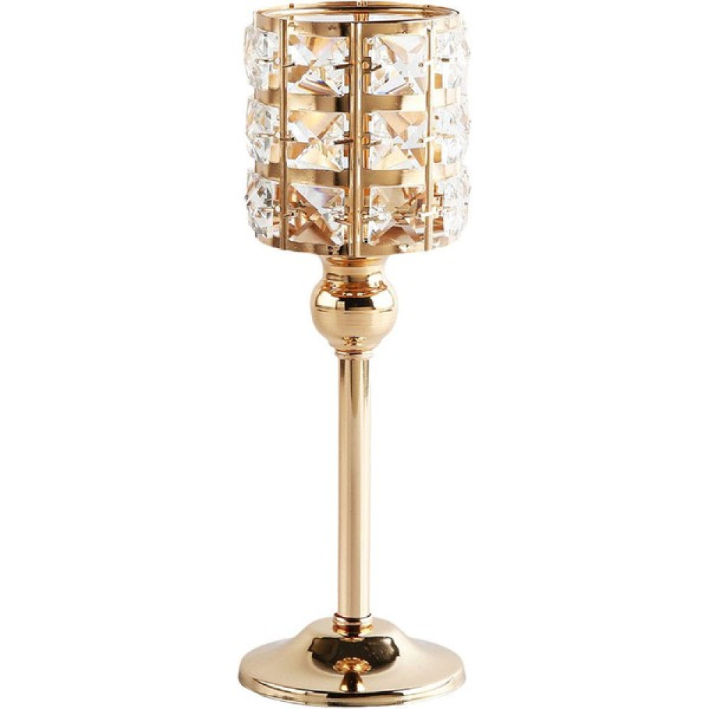 Dolity Kristal Mumluk Şamdan Parti Centerpiece Şamdan Ev Dekorasyonu M Gold M Gold (Yurt Dışından) Şamdan Fiyatı
