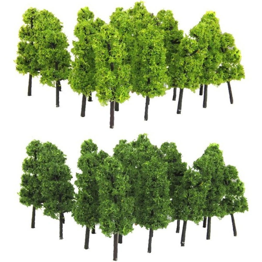 Dolity Pagoda Ağaçları Model Tren Demiryolu Manzarası Wargame Diorama Z 1: 200 Set 20 Adet Koyu Yeşil (Yurt Dışından) Maket Fiyatı