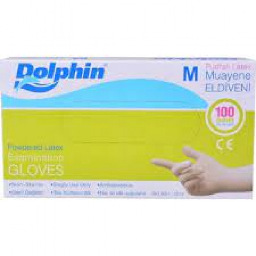 Dolphin Lateks Pudrali Eldiven M Beden Kişisel Bakım Gereçleri Fiyatı
