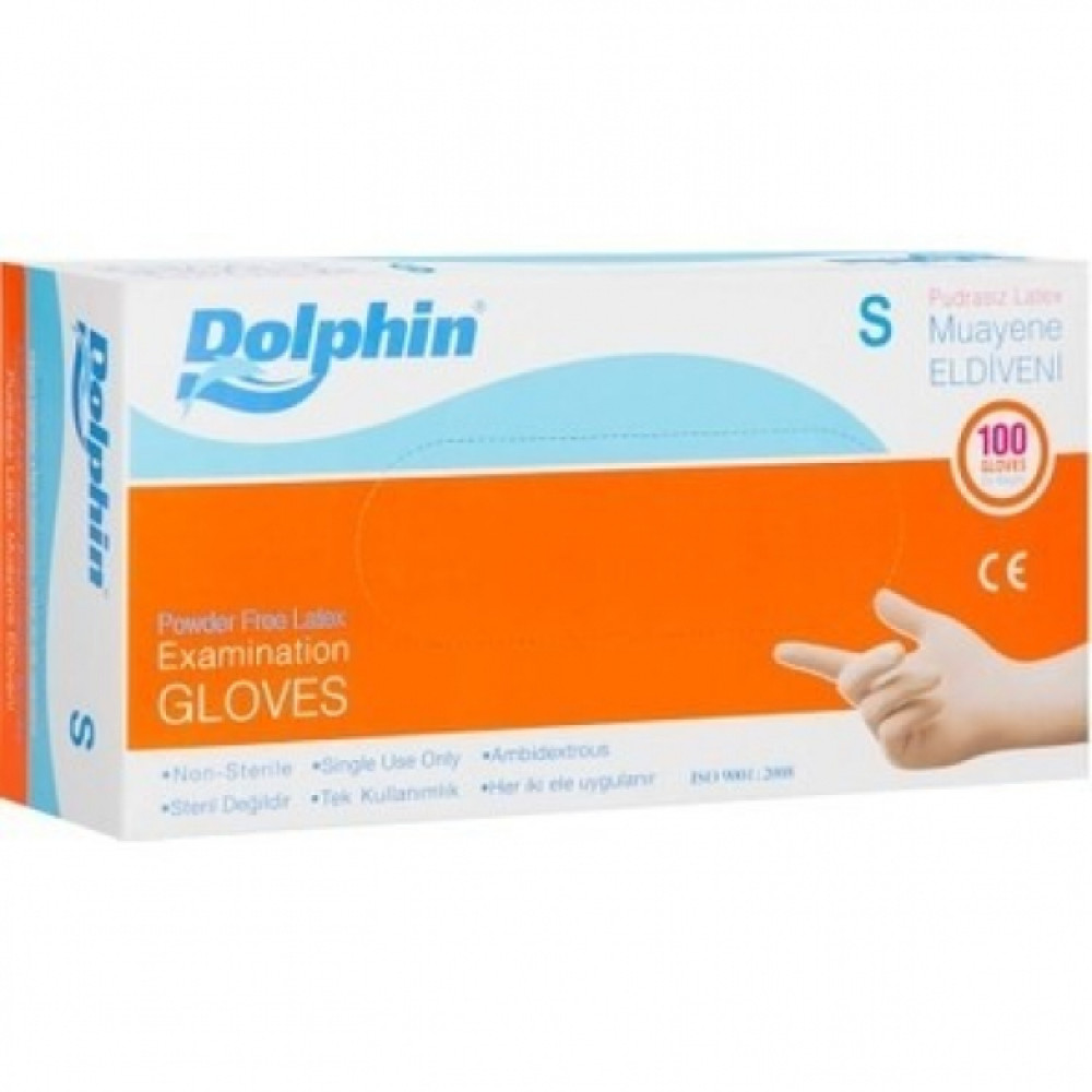 Dolphin Pudrasiz Beyaz Latex Eldiven Kucuk Boy (S) 100 Lu Paket Kişisel Bakım Gereçleri Fiyatı