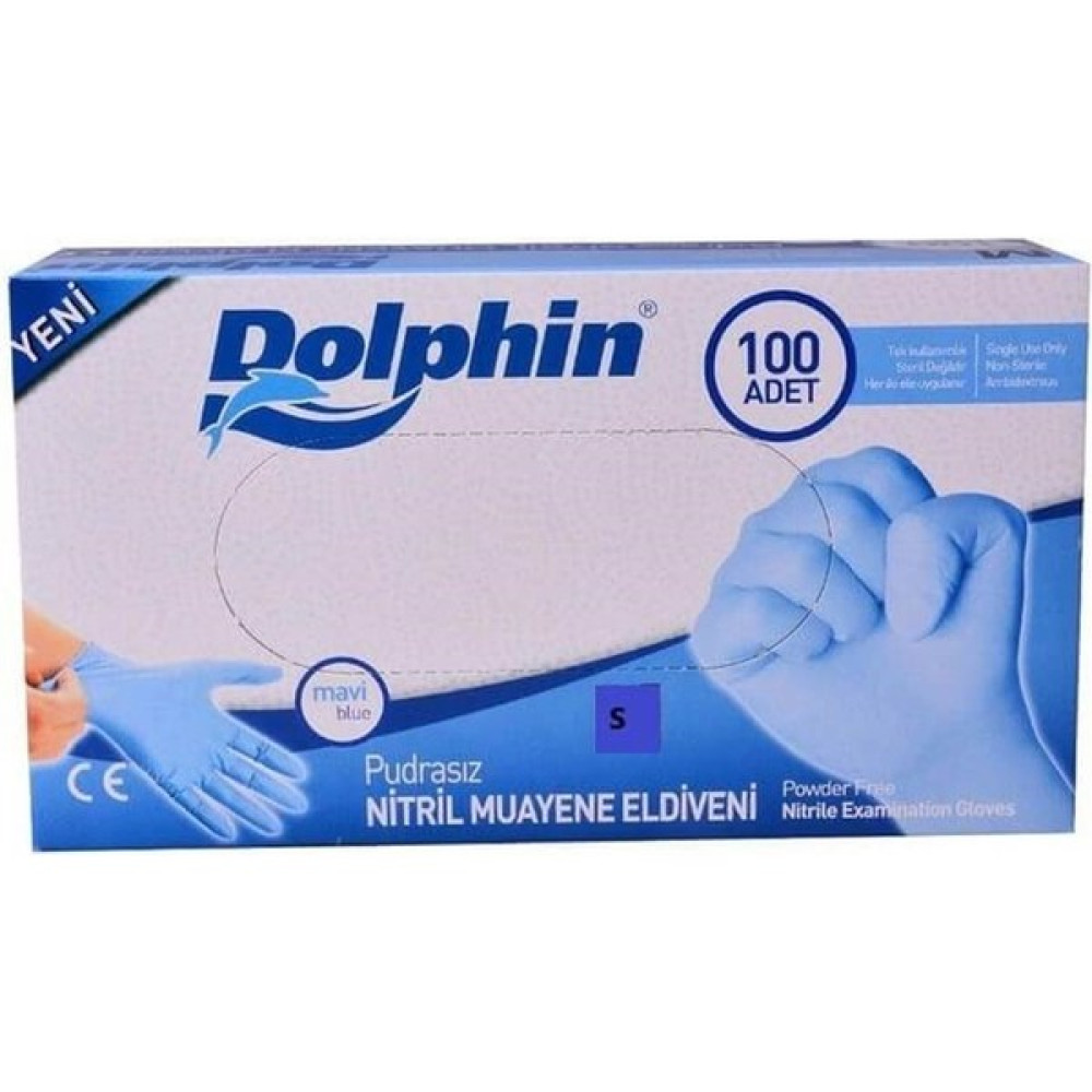 Dolphin Pudrasız Nitril Eldiven Mavi L Temizlik Malzemeleri Fiyatı