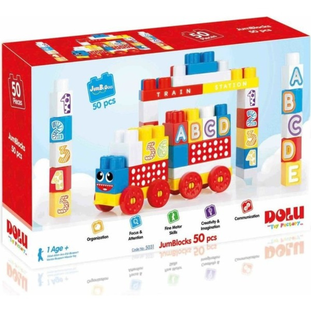 Dolu Oyuncak 5031 Mega Blok Seti 50 Parça -Dolu Legolar ( Yapım Oyuncakları ) Fiyatı