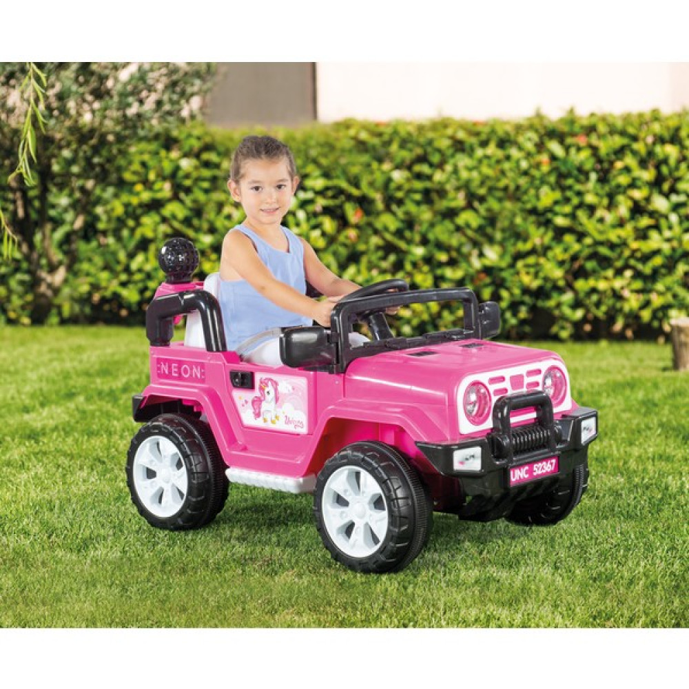 Dolu Unicorn Suv 12V Uzaktan Kumandalı Akülü Araba - Pembe Akülü Araba Fiyatı