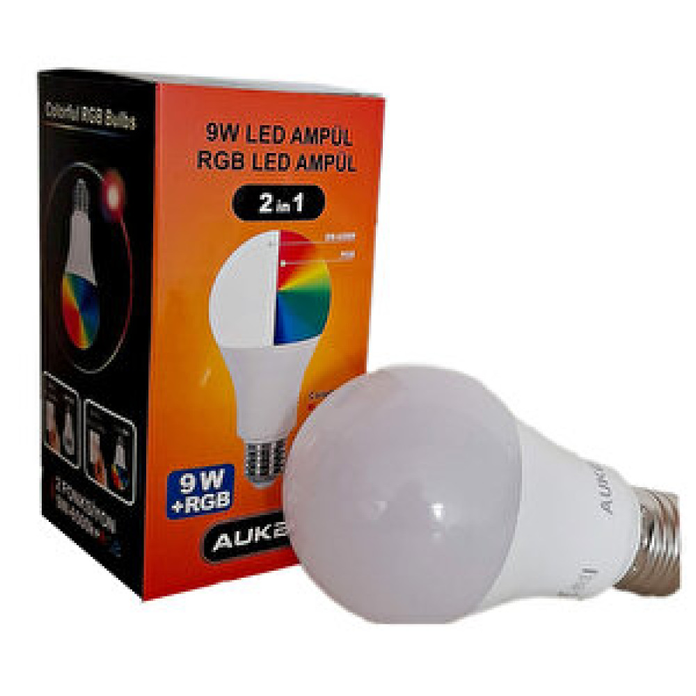 Dolunay Elektrik Dolunay 9w 4000k + 2w Rgb Renkli Ampul Led Aydınlatmalar Fiyatı