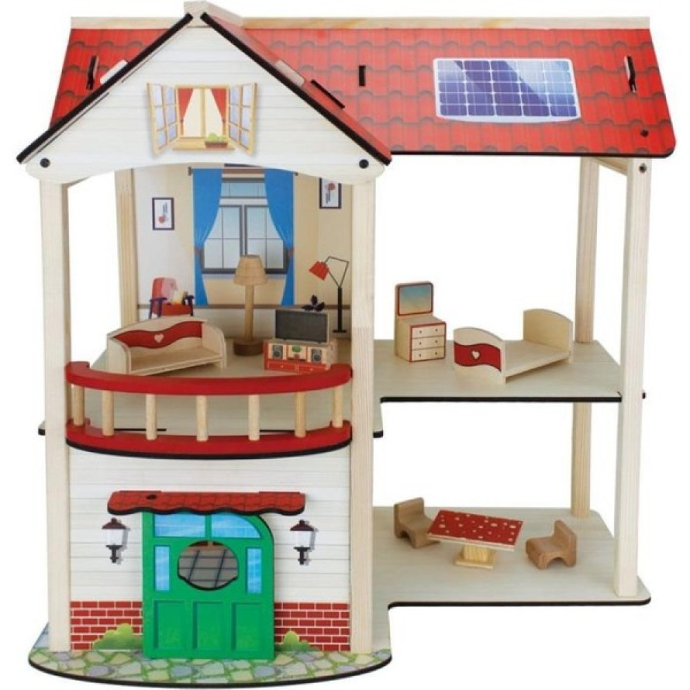 Dolunay EV22 Ahşap Oyun Evi Bebek Oyuncakları Fiyatı
