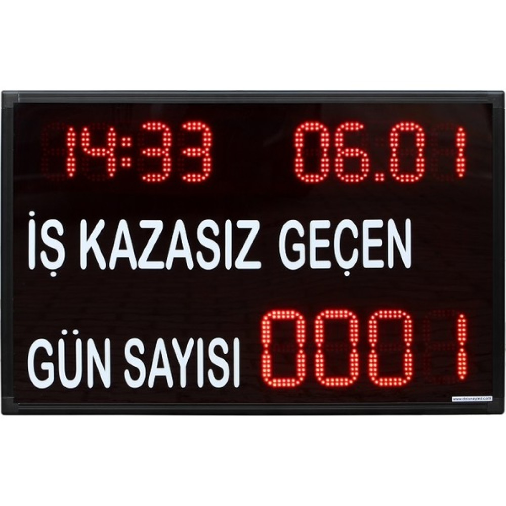 Dolunay LED Kazasız İş Günü Tabelası 65 x 100 cm Oto Boyaları Fiyatı