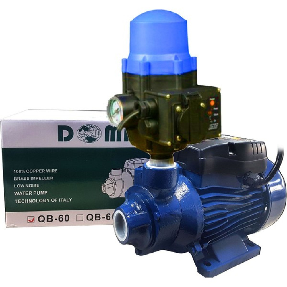 Doma Qb-60 0.5 Hp 1'' Elektrikli Su Pompası Hidromatlı Santrifüj Pompa - Mavi - 100 lt Su Motoru Fiyatı
