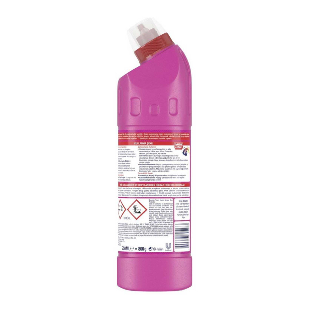 Domestos Çamaşır Suyu 750 ml Pembe Güç