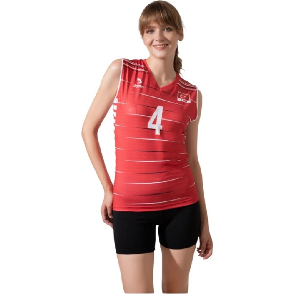 Domin Spor Voleybol Forması Likralı Voleybol Forma Tek Üst Futbol Malzemeleri Fiyatı