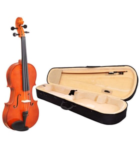 Dominguez DVA14LC Viyola - 1/4 (Eğitim - Küçük Boy Set) Çocuklar İçin Ergonomik Gövde, Sıcak Ses Karakteri, Yumuşak Tuşe, Taşıma Çantası ve Yay Dahil Uyum: 1/4 (Çeyrek Boy) Viyola Yaylı Çalgılar Fiyatı