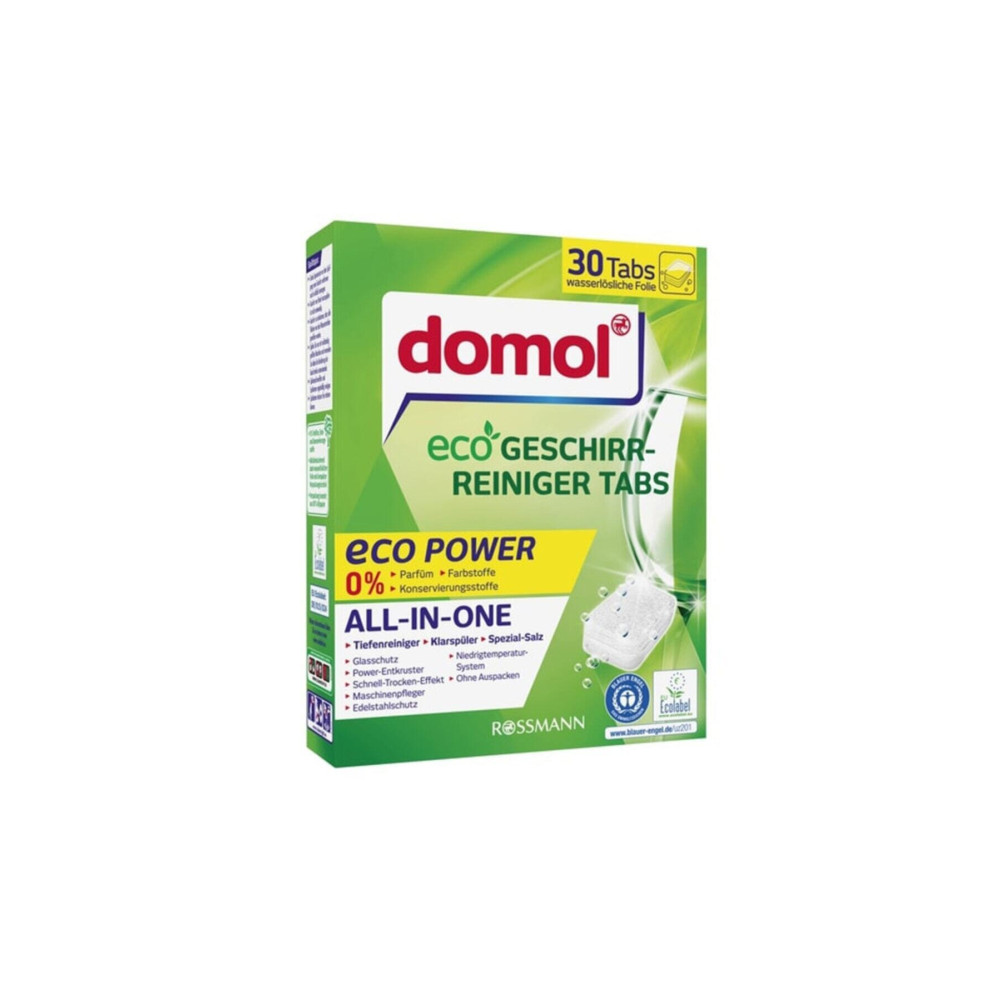 DOMOL Bulaşık Makinesi Tableti Eco 30lu 1 Adet Bulaşık Yıkama Fiyatı